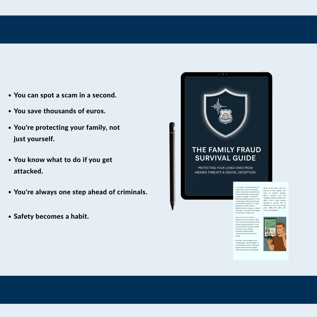 THE FAMILY FRAUD SURVIVAL GUIDE – THE ULTIMATE ANTI-SCAM BIBLE